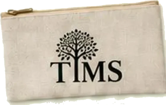 지퍼가 달린 TIMS 미니 파우치